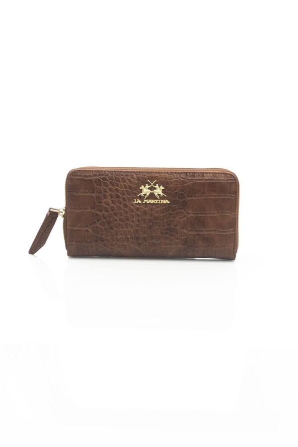 La Martina wallet LMPD00574T_BROWN