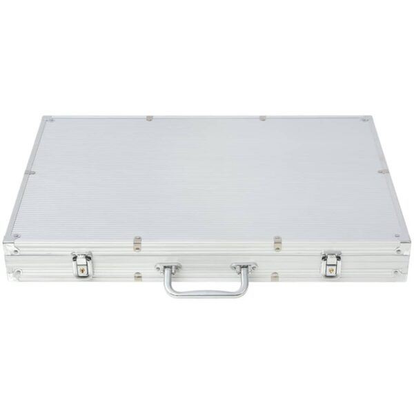 Conjunto de póquer com 1000 fichas a laser, alumínio - Image 5