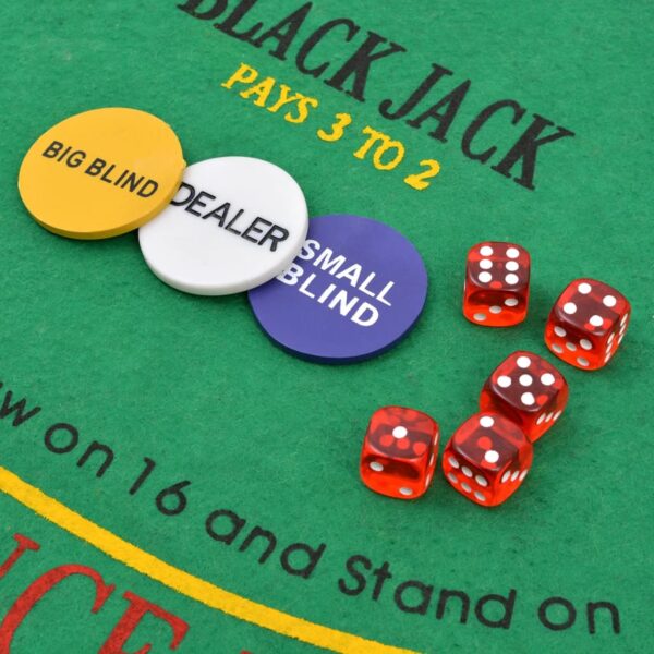 Conjunto de póquer/blackjack com 600 fichas em alumínio - Image 4