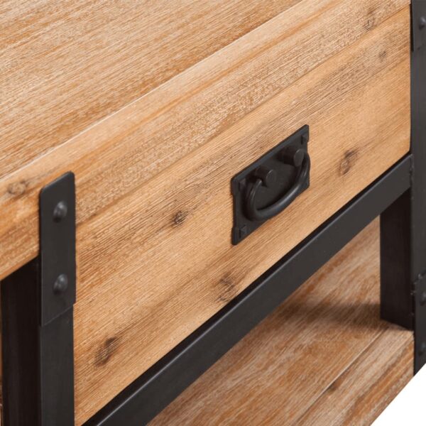 Conjunto de móveis de sala 3 pcs madeira de acácia maciça - Image 5