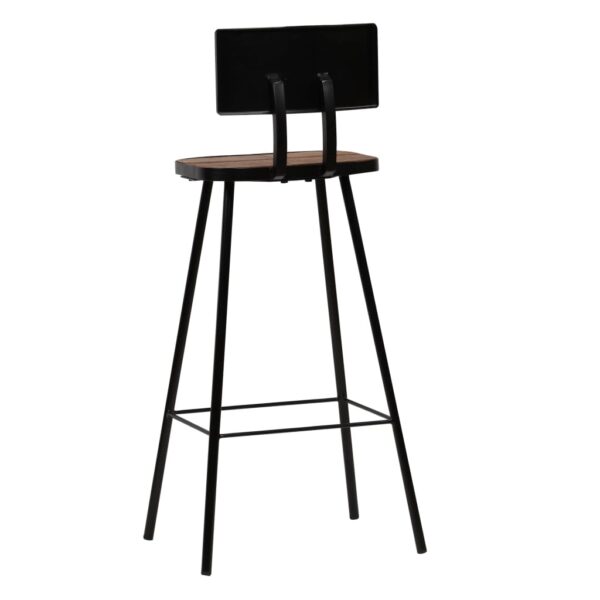 Conjunto de bar 3 pcs madeira recuperada maciça - Image 11