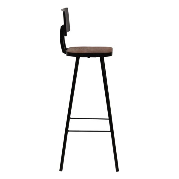 Conjunto de bar 3 pcs madeira recuperada maciça - Image 10