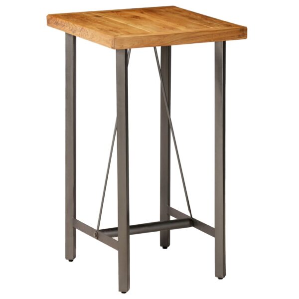 Conjunto de bar 3 pcs teca recuperada maciça - Image 2