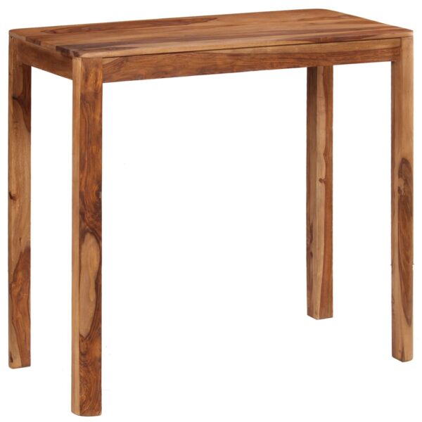 Conjunto de bar 5 pcs 115x56x107 cm madeira maciça - Image 3
