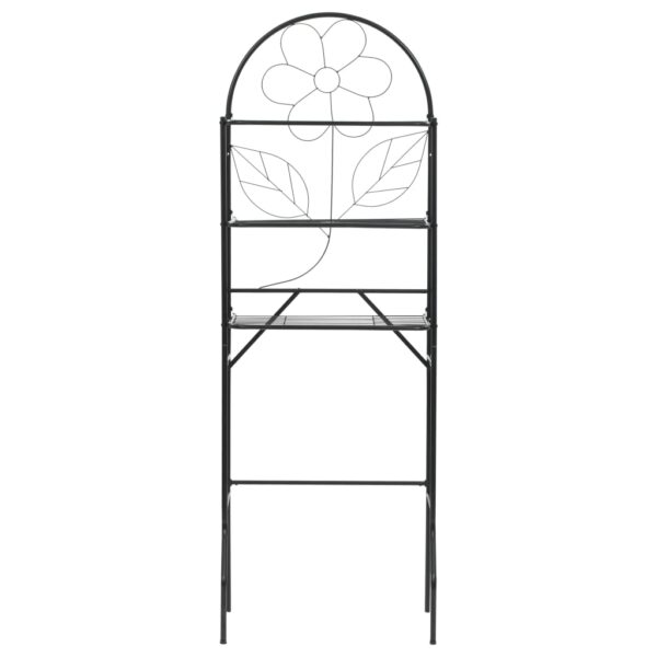 Toalheiro preto 60x33x174 cm - Image 2