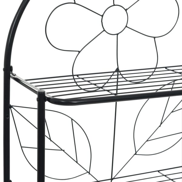 Toalheiro preto 60x33x174 cm - Image 5