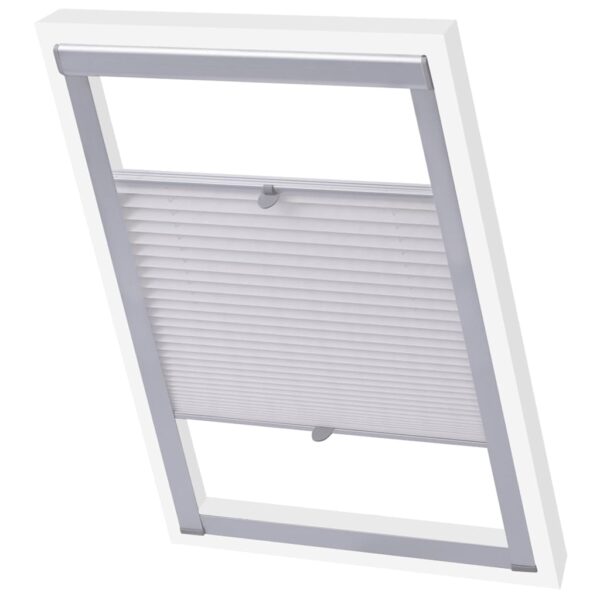 Persiana plissada branco PK06