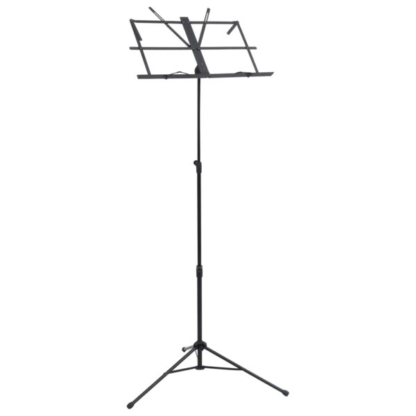 Suporte para livros de música/partituras preto aço