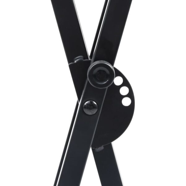 Conjunto de banco e suporte duplo para teclado preto - Image 8