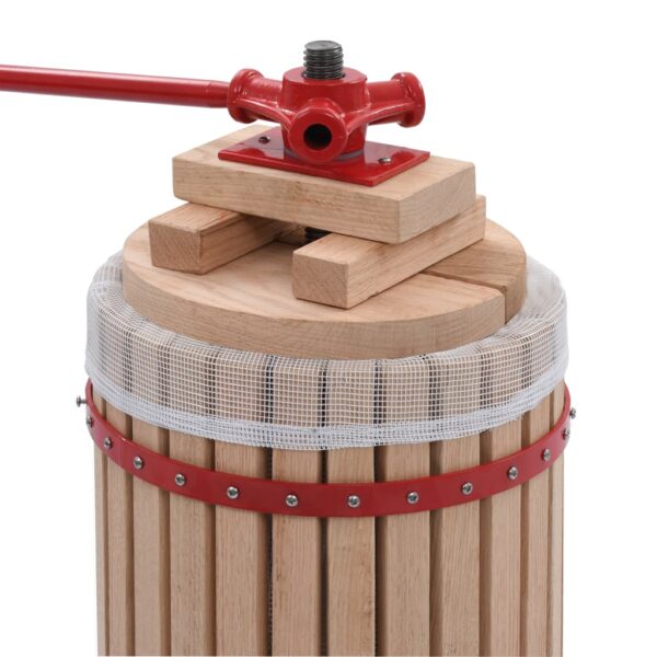 Prensa para fruta e vinho com saco de pano 24 L carvalho - Image 3