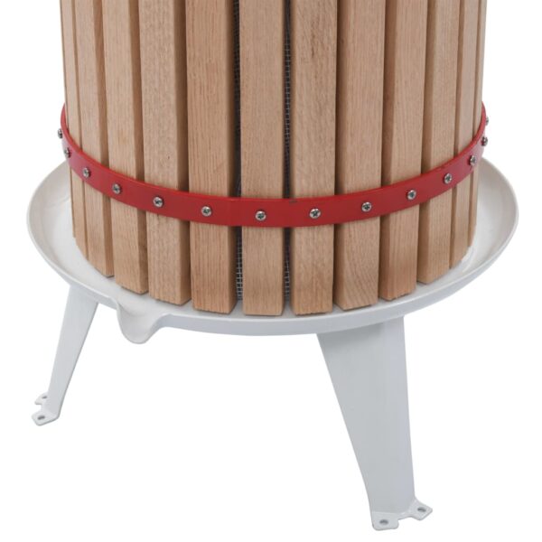 Prensa para fruta e vinho com saco de pano 24 L carvalho - Image 4
