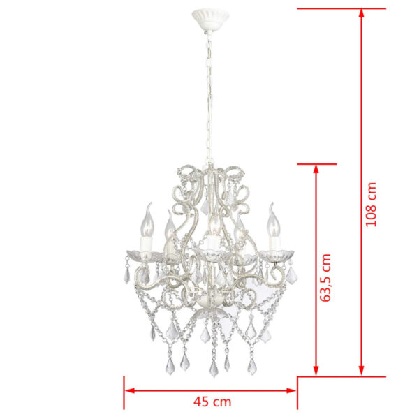 Candelabro com 2800 cristais E14 - Image 6