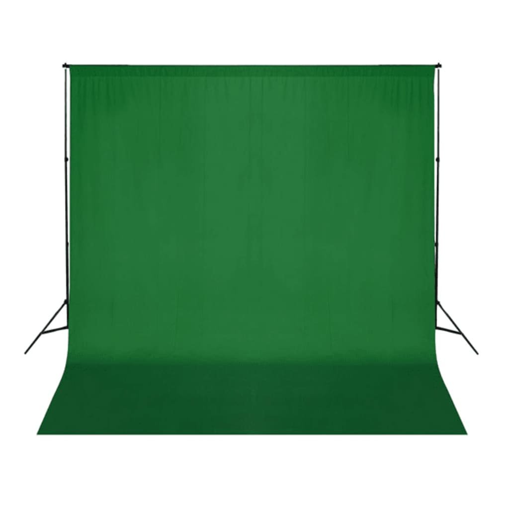 Fundo fotográfico s/ suporte algodão verde 300x300cm chroma key - Image 2