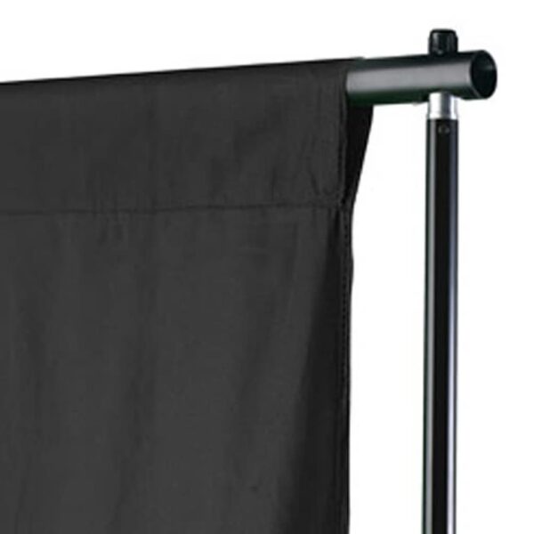 Fundo fotográfico s/ suporte algodão preto 600x300 cm - Image 3