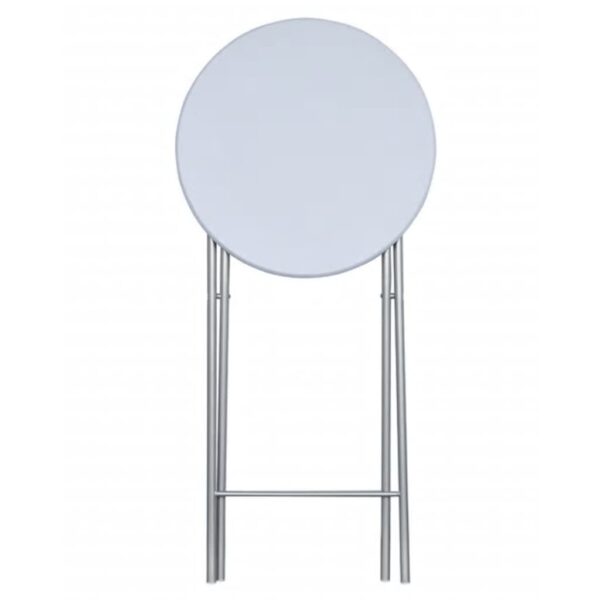 Mesas de bar 4 pcs com tampo MDF branco - Image 3