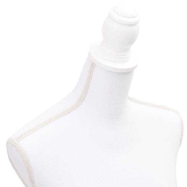 Busto manequim de senhora branco - Image 5