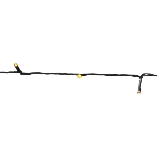 40698 Cordão de luzes LED solar decoração de natal branco quente - Image 2
