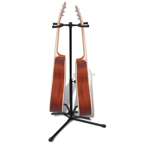 Suporte duplo para guitarra, ajustável, dobrável - Image 5