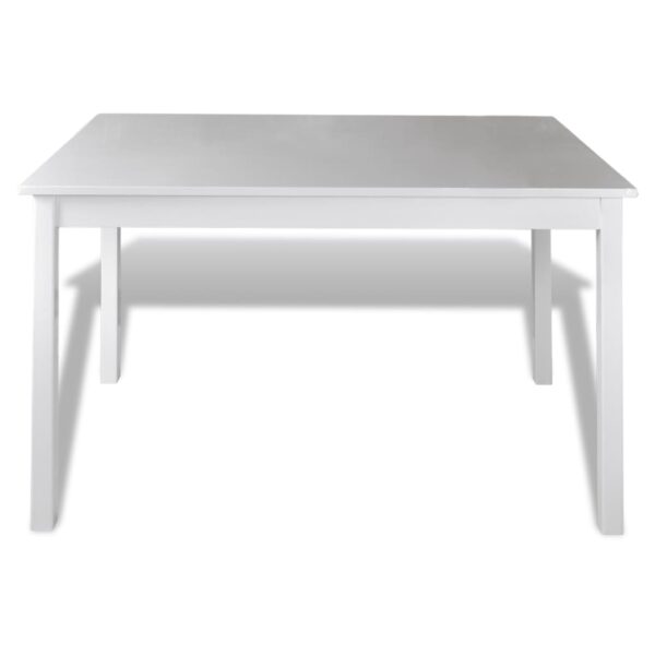 5 pcs Conjunto de jantar branco - Image 2