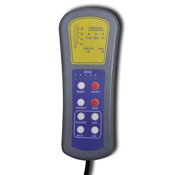 Cadeira de massagens couro artificial branco - Image 4