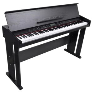 Piano digital clássico electrónico com 88 teclas e tripé