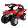 Carro motorizado vermelho com música e luzes