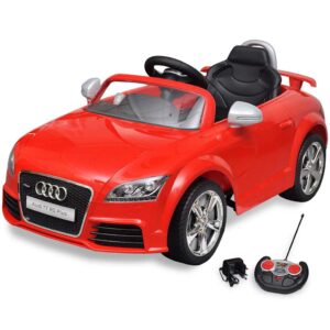 Carro Audi TT RS para crianças com controlo remoto - vermelho