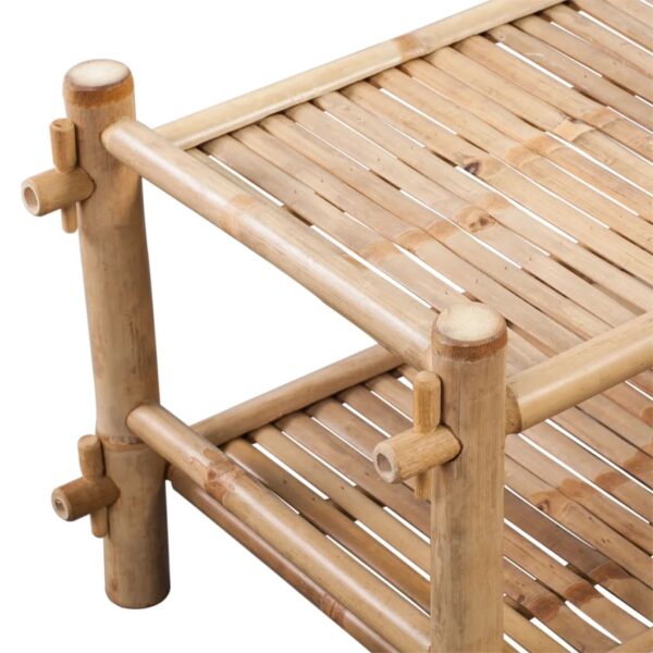 Sapateira com 2 prateleiras bambu - Image 4