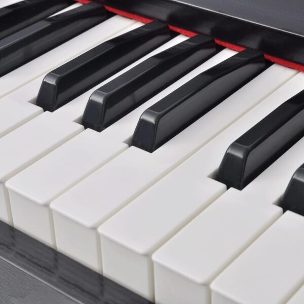 Piano digital de 88 teclas com pedais, placa de melamina preta - Image 3