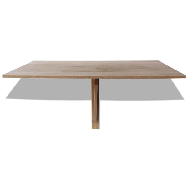 Mesa de parede dobrável 100x60 cm carvalho - Image 2