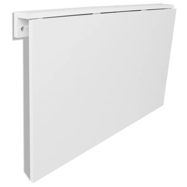 Mesa de parede dobrável 100x60 cm branco - Image 4
