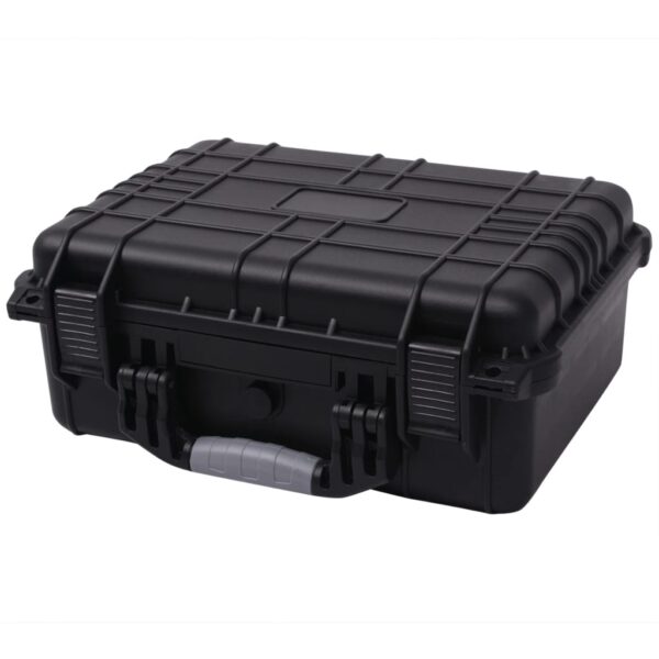 Caixa de equipamento protetora 40,6x33x17,4 cm preto