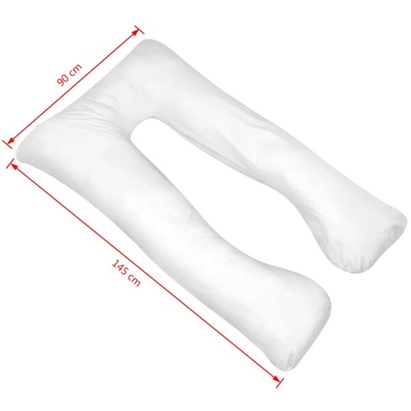 Almofada de gravidez 90x145 cm branco - Image 4