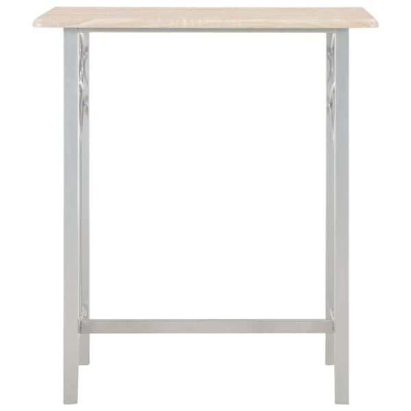 3 pcs conjunto de bar em madeira e aço - Image 3