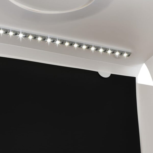 Caixa luz LED dobrável estúdio foto. 40x34x37cm plástico branco - Image 3