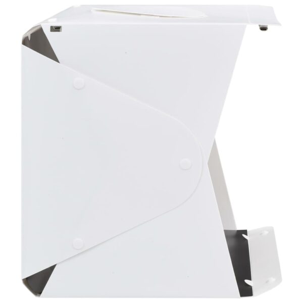 Caixa luz LED dobrável estúdio foto. 40x34x37cm plástico branco - Image 7