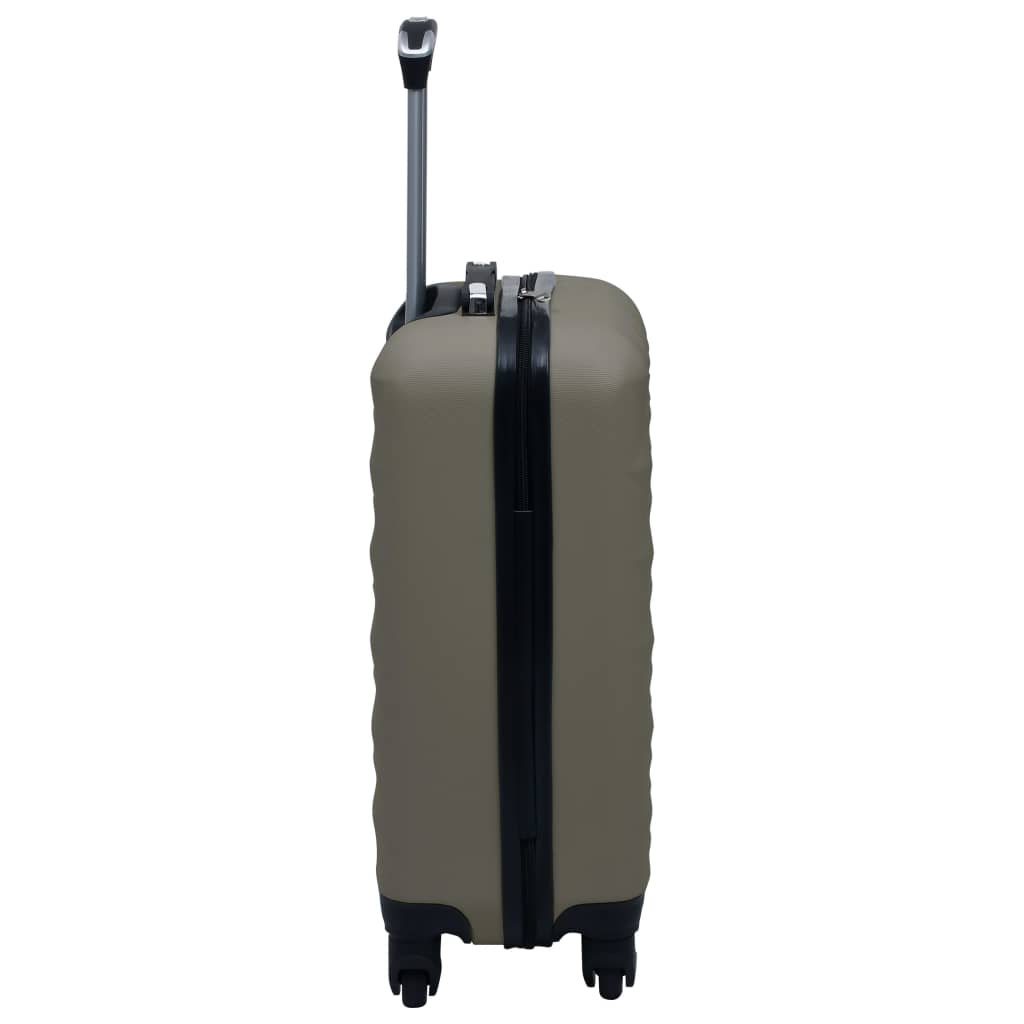 Conjunto de tróleis estojo rígido 2 pcs ABS antracite - Image 8