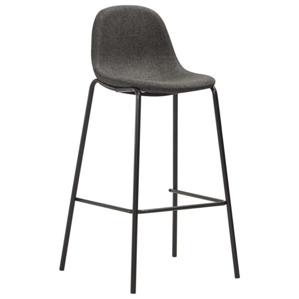 3 pcs conjunto de bar tecido cinzento-escuro - Image 6