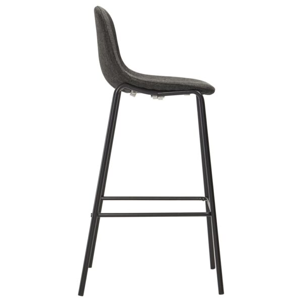 3 pcs conjunto de bar tecido cinzento-escuro - Image 5