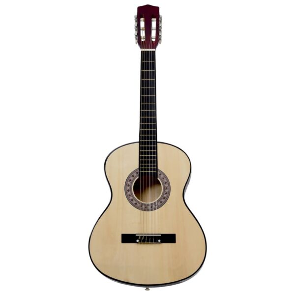 Guitarra clássica para iniciantes 4/4 39" madeira de tilia - Image 2