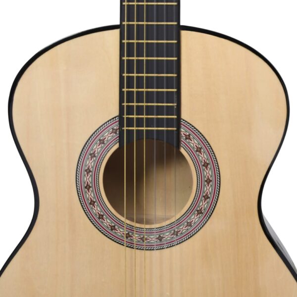 Guitarra clássica para iniciantes 4/4 39" madeira de tilia - Image 5