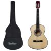 12 peças conjunto de guitarra clássica para iniciantes 4/4 39"