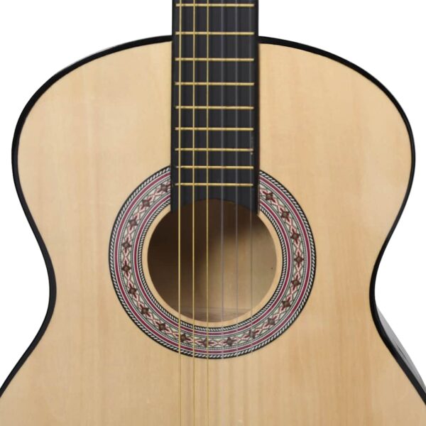 12 peças conjunto de guitarra clássica para iniciantes 4/4 39" - Image 9