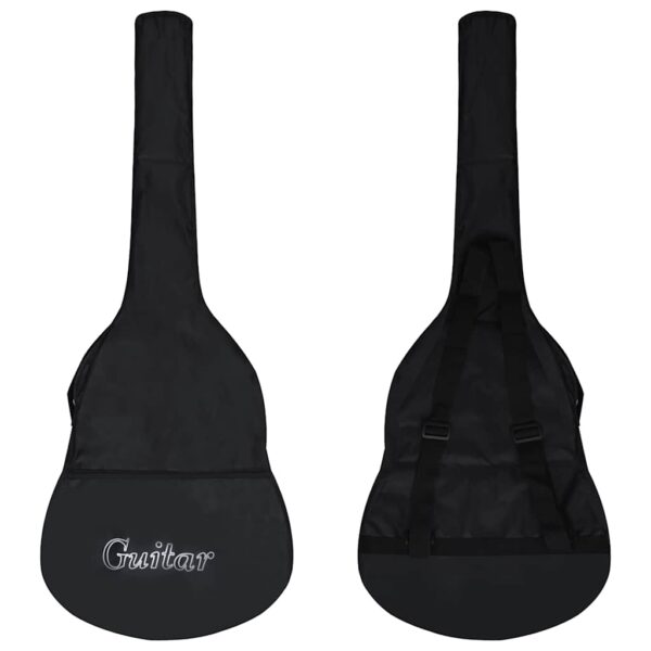 12 peças conjunto guitarra clássica iniciantes 4/4 39" preto - Image 4