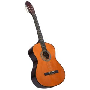 Guitarra clássica para iniciantes 4/4 39" madeira de tilia