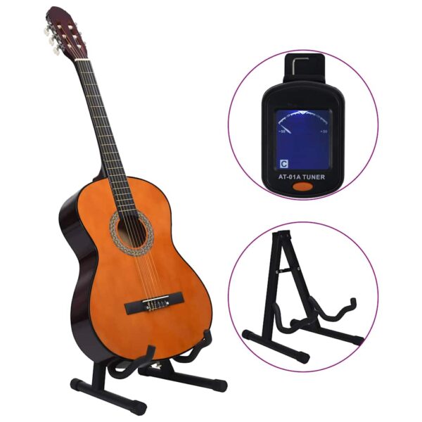 12 peças conjunto de guitarra clássica para iniciantes 4/4 39" - Image 3
