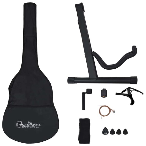 12 peças conjunto de guitarra clássica para iniciantes 4/4 39" - Image 4