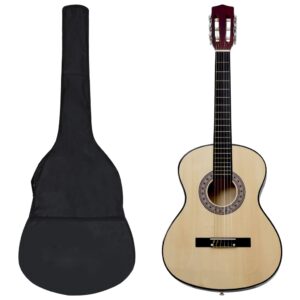 8 pcs conjunto de guitarra clássica para iniciantes 3/4 36"