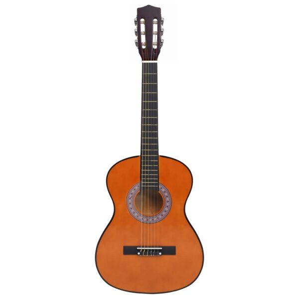 vidaXL Guitarra clássica iniciantes/crianças 3/4 36" madeira de tilia - Image 2