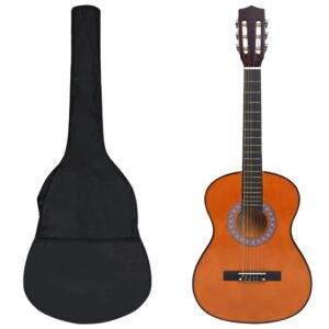 8 pcs conjunto de guitarra clássica para iniciantes 3/4 36"